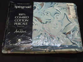 Springmaid Corsica by Andre Richard Full Double Flat Sheet  81”x 96” New - $15.90