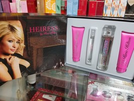 Heiress by Paris Hilton 4 Pc EDP Gift Set for Women w Lotion Shower Gel * NIB * - £52.91 GBP