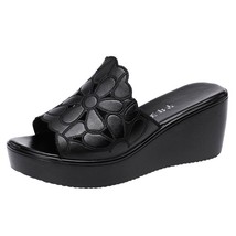 TIMETANGWee heel sandals women summer 2021 platform hollow flower sandals big si - £50.29 GBP