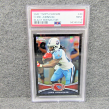 2012 Topps Chrome Chris Johnson Black Refractor #190/299 PSA 9 MINT #44 - £32.80 GBP