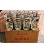FRANK MAIETTA Signed Gold Leaf Gild Barware.(8)C.1970. - €127,92 EUR
