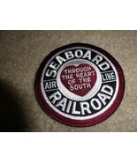 Vintage Seaboard Railroad Uniform Jacket Patch 4" Wide - $18.81