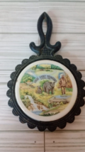 Vintage Souvenir Cast Iron Trivet Great Smokey Mtns. - £17.40 GBP