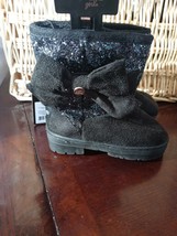 Bebe Size 6 Toddler Black Boots - £36.50 GBP