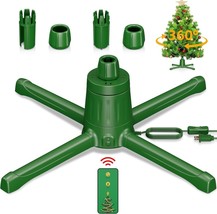 Rotating Artificial Christmas Tree Stand 360-Degree, Remote Control, 4 o... - $615.22 MXN