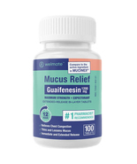 Welmate Mucus Relief | Guaifenesin 1200 Mg Maximum Strength | 100 Count ... - £39.29 GBP
