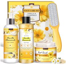 Gift-Ready Foot Soak Pedicure Set: Nourishing Salts and Cream for All Sk... - $39.55