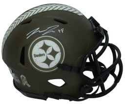 Pat Freiermuth Autographed Pittsburgh Steelers &#39;22 STS Mini Speed Helmet... - $139.00