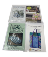 Lot of 4 Quilting Accessories Patterns NEW, Rugs, Travel Bag, Tote Bag - $19.47 CAD