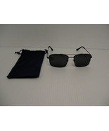 Cole Haan new sunglasses men square polarized gray lenses black metal frame - £31.43 GBP