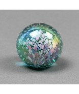 Glass Eye Studio GES 91 Signed Controlled Bubbles Art Glass Paperweight ... - £24.22 GBP