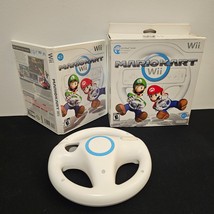 Mario Kart Wii CIB (Big Box) Complete w/ Case, Manual And Wheel - £28.77 GBP