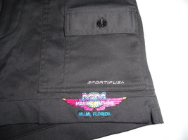 Sportiff Black Original Shorts with MM embroidered logo image 4