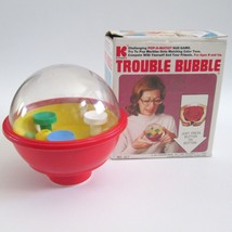 Kohner Trouble Bubble Pop O Matic Game With Box Vintage 1970s Pop-ee Mascot - $27.70