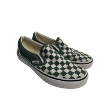 VANS Checkerboard Gray White Canvas Slip On Classic Skate Sneakers Shoes US 6.5 - £38.78 GBP
