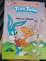 12 Vintage Tiny Toon Adventures Golden Coloring Book Dinner for Dinosaur NOS  - £73.71 GBP