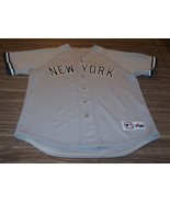 VINTAGE NEW YORK YANKEES MLB STITCHED BASEBALL JERSEY MENS LARGE MAJESTIC - €80,99 EUR