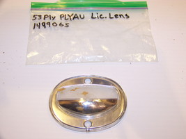 1953 Plymouth Desoto License Lens #1499065 Nos 1954 Meadowbrook D50-1A &amp; D51-1A - £54.09 GBP