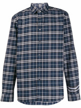 BURBERRY Men&#39;s Simpson Check Print Long Sleeves Stretch Cotton Shirt in ... - £148.90 GBP