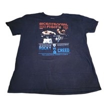 Funko Bicentennial Fight Rocky Vrs Creed Size XL T-Shirt Navy Blue Cotton - £8.63 GBP