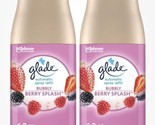 (2) Glade Automatic Spray Refill, Air Freshener Bubbly Berry Splash, 6.2 Oz - $19.99