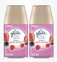 (2) Glade Automatic Spray Refill, Air Freshener Bubbly Berry Splash, 6.2 Oz - £15.65 GBP