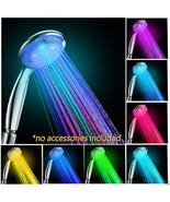 NEW Colorful Shower Head Home Bathroom 7 LED Colors Changing Water Glow ... - $27.40 CAD