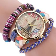Theeek Stylish And Chic Knit Bracelet Watch Ladies Decorative - £24.17 GBP