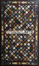 Multi Mosaic Marble Hallway Table Top Inlay Stone Antique Arts Patio Decor H3177 - $1,550.93+