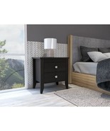 FM FURNITURE Breeze Four-Legged Modern Bedroom Nightstand, with Two Draw... - $161.47 CAD+