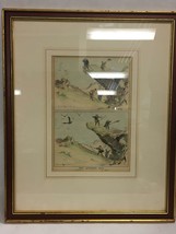 &quot;Very Advanced Golf&quot; Print from Push Magazine HAND COLORED Circa 1880-1920 - £39.56 GBP