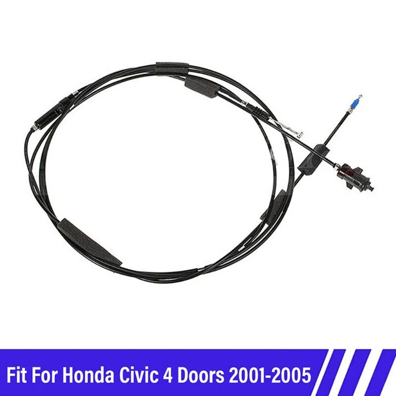 Trunk and Lid Opener Release Cable Assembly for Honda Civic 2001-2005 Sedan Re - $26.71