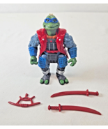 Vintage TMNT Movie III Leonardo Samurai Figure with Swords Mirage Playmates - €12,87 EUR