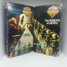 Doctor Who lot- Pyramids of Mars and The Robots of Death VHS 1998  Tested Works - £14.43 GBP