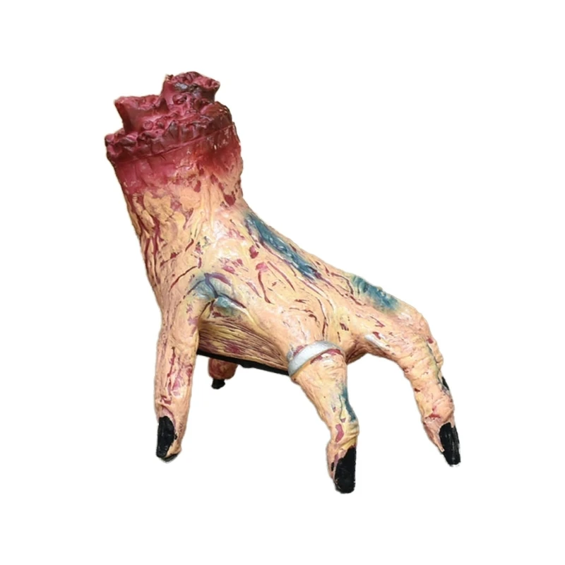 Play H37A Scary Moving Hand Running Hand Haunted House Horror Decor Prank Props - £38.28 GBP