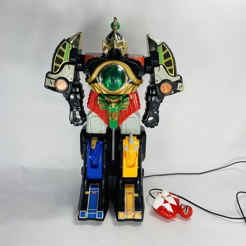 Mighty Morphin Power Rangers THUNDER MEGAZORD with Microphone Sounds ...