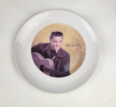 Elvis Presley Collector Plate White with Guitar and Signature Megatoys 2016 - $6.99