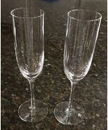 Pair of Tiffany Crystal Champagne Flutes 9.75" - $29.99