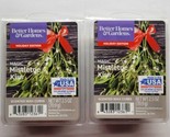 Magic Mistletoe Kiss Better Homes and Gardens 2 Packs Scented Wax Cube M... - £7.94 GBP