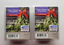 Magic Mistletoe Kiss Better Homes and Gardens 2 Packs Scented Wax Cube M... - £7.81 GBP