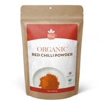 Organic Red Chili Powder - Pure Chili Powder Seasoning -16 OZ - £9.33 GBP