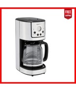 Eco-Friendly Programmable Coffee Maker - 12-Cup Drip Machine with Stylis... - $1,177.71 MXN