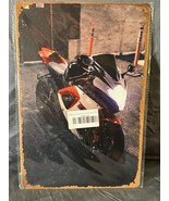 Suzuki GSX-R Sportbike 8x12 Metal Sign – Motorcycle Garage Wall Art Decor - $272.24 MXN
