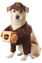 Dog Costume - UPS Delivery Driver Uniform Pal Pet Dog Costume M Size Cut... - $13.25
