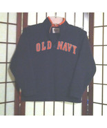 Old Navy boy&#39;s fleece pullover size Small 6 - 7 blue and orange - £1.56 GBP