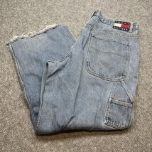 Tommy Hilfiger Relaxed Fit Medium Wash Denim Jeans Men's Size 38X32 KG - $19.79