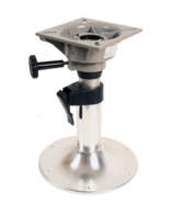 Marine Boat aluminum Belle Deluxe pedestal H310-450mm 360 swivel base 254mm - $126.62