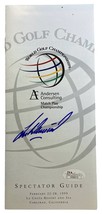 Lee Westwood Autografato Mondo Golf Championships Opuscolo JSA - £46.51 GBP