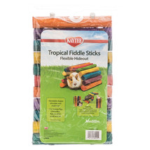 [Pack of 4] Kaytee Tropical Fiddle Sticks Flexible Hideout Medium - 1 count - £70.56 GBP