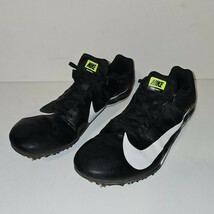 Nike Zoom Rival S Men&#39;s Sz 10-Black White Running Track Shoes Racing Wit... - $24.73